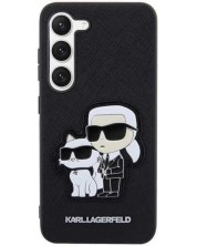 Калъф Karl Lagerfeld - Saffiano K and C, Galaxy S23, черен